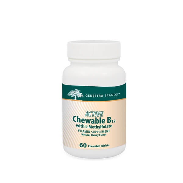 B12 Active Chewable with -LMethylfolate (Genestra) 60 tabs